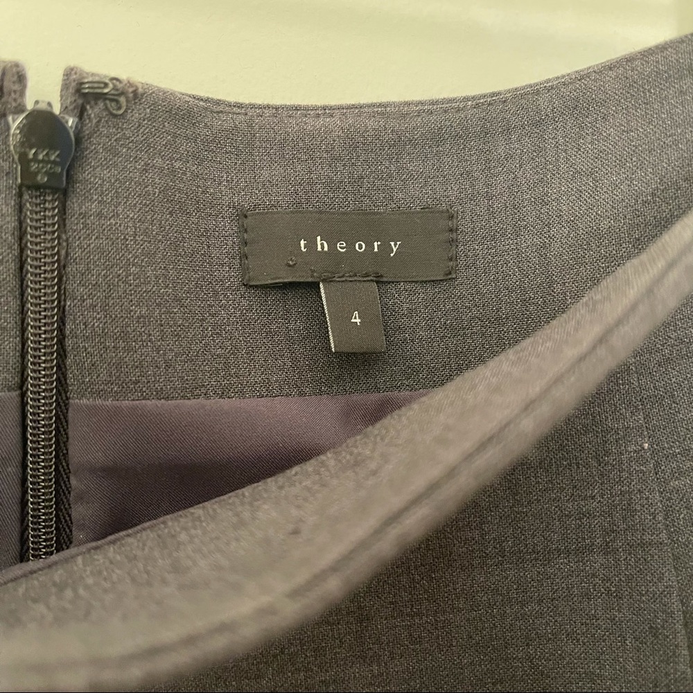 Theory Golca 2 Urban Pencil Wool Blend Skirt - Picture 13 of 14